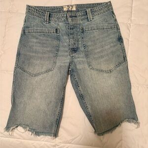 Free People High Hopes Denim  Shorts 27
